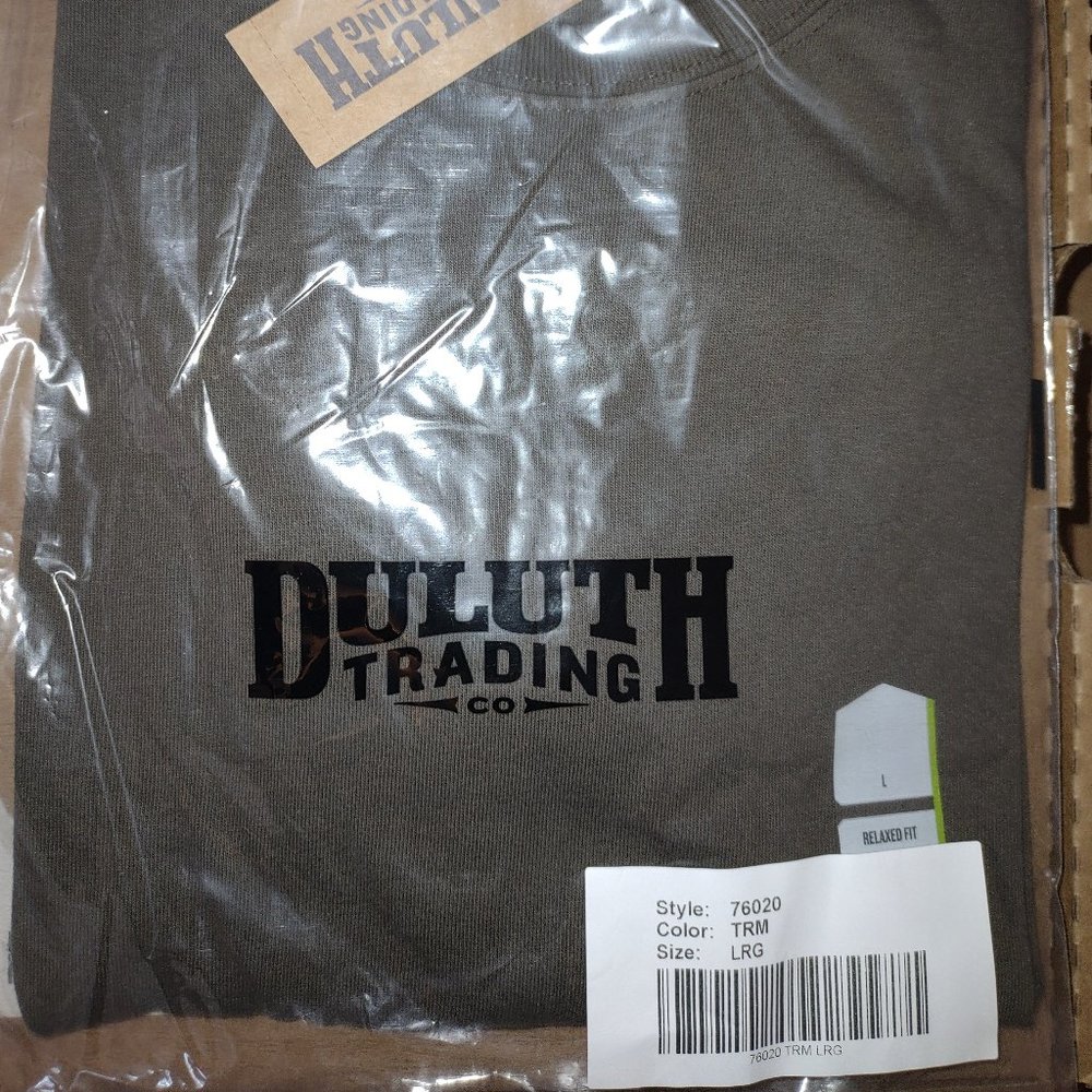 Men's Duluth Long-tailed T-shirt Relaxed Fit SS Crew with Pocket